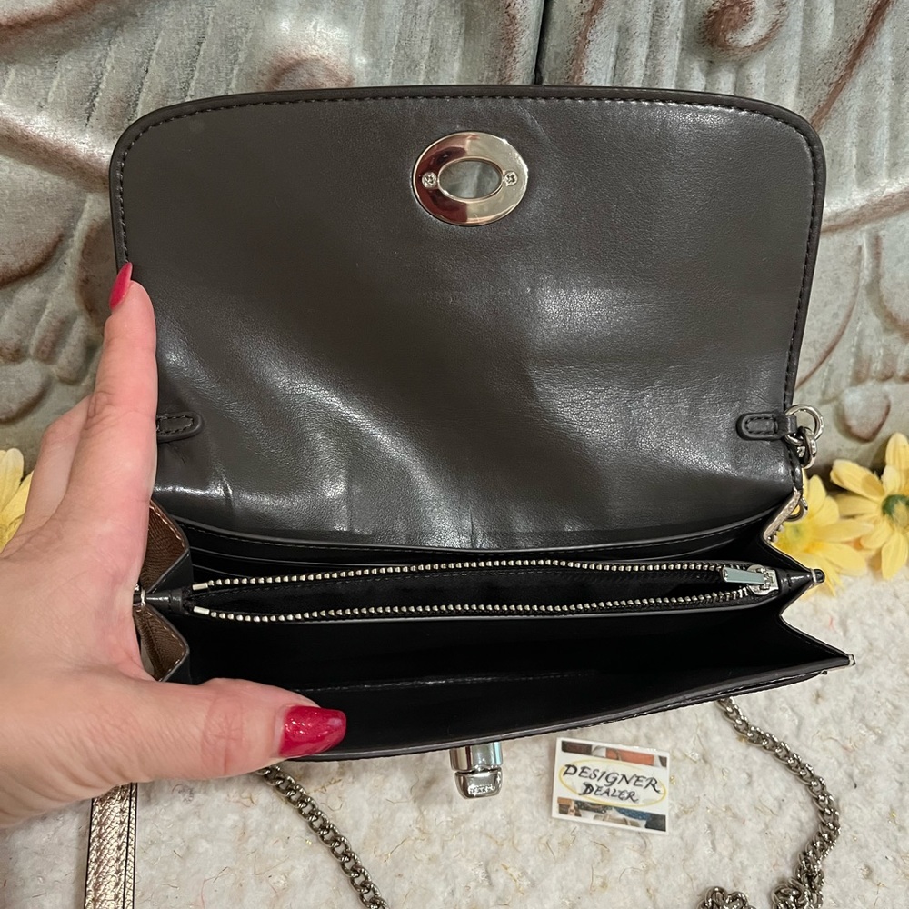 Authentic COACH Exotic Chain Crossbody EUC! # 39026 RARE! - Picture 7 of 11